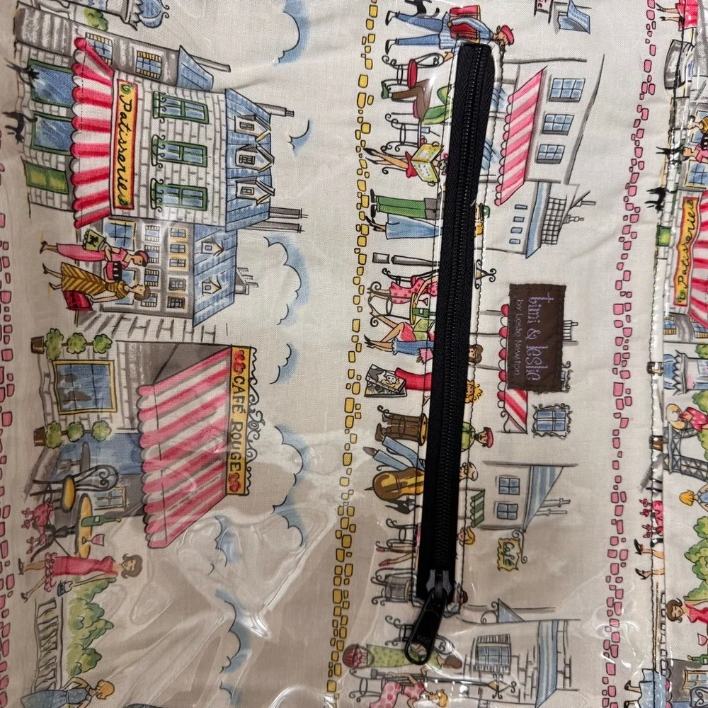 Timi & Leslie by Leslie Newton Parisian Print Baby Messenger Bag